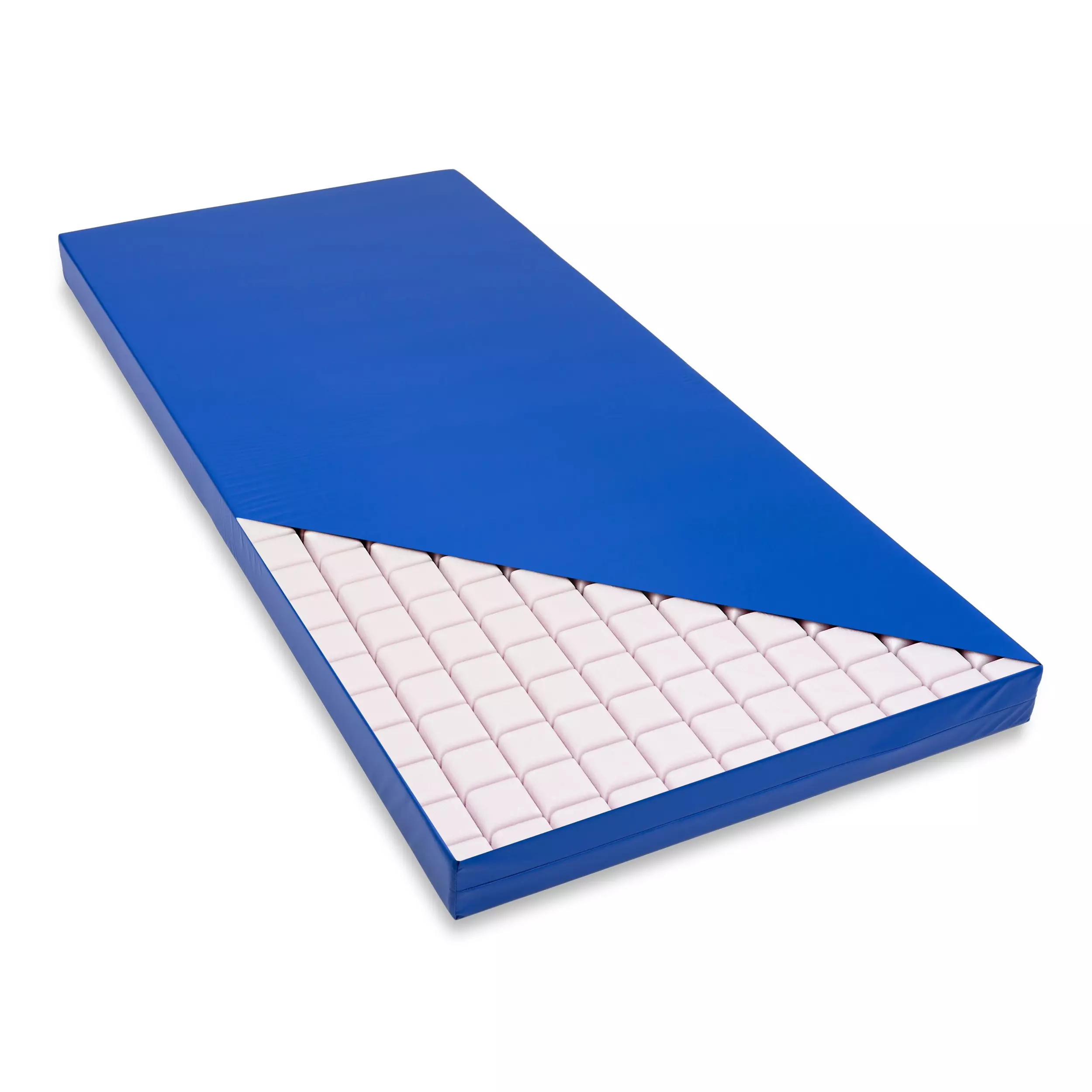 Materac szpitalny typu GOFER 90x200 cm do 120kg w pokrowcu paroprzepuszczalnyn Med-Mat