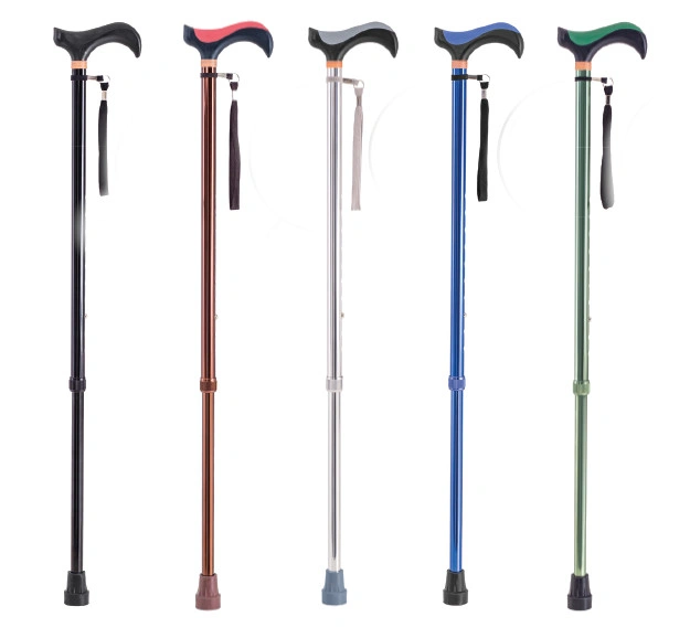 Laska inwalidzka dla seniora do chodzenia, lekka, aluminiowa z regulacją i miękkim, ergonomicznym uchwytem ARmedical